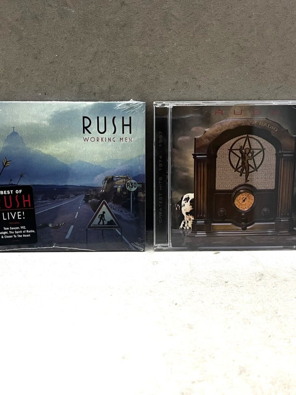 2-CD Bundle: RUSH's Working Men & The Spirit of Radio Greatest Hits 1974-1987